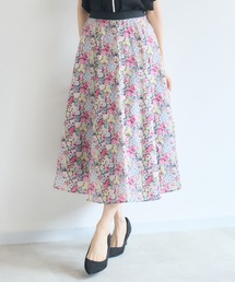 【日本製】 LIBERTY FABRIC フレアスカート