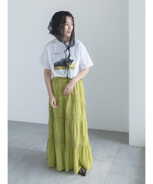 Te chichi(テチチ)の「アニマルフォトプリントTシャツ(Tシャツ/カットソー・レディース・ベージュ/ブラウン/チャコールグレー/オフホワイト・F)」の7枚目の写真