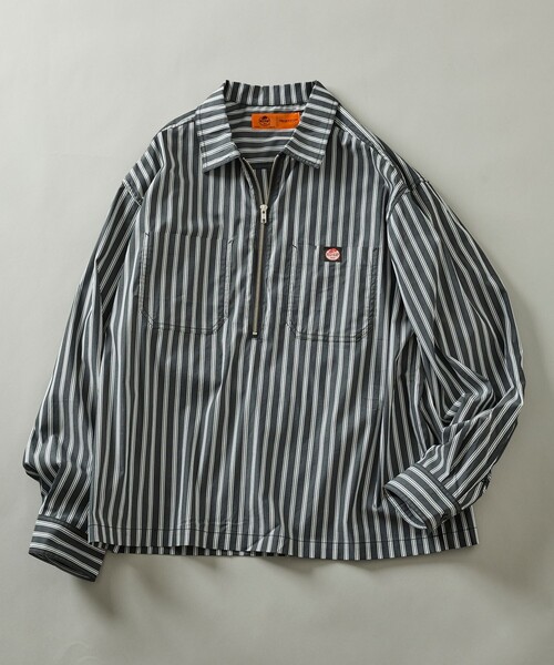 RED KAP(レッドキャップ)の「RED KAP/レッドキャップ 別注 ハーフジップ プルオーバー ロングスリーブシャツ(シャツ/ブラウス・メンズ・ブラック/チャコールグレー/レオパード/その他9/その他13・MEDIUM/LARGE)」の18枚目の写真