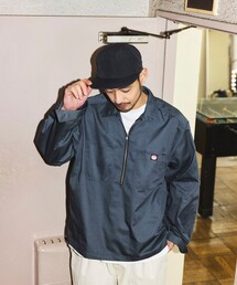 RED KAP/レッドキャップ 別注 ハーフジップ プルオーバー ロングスリーブシャツ