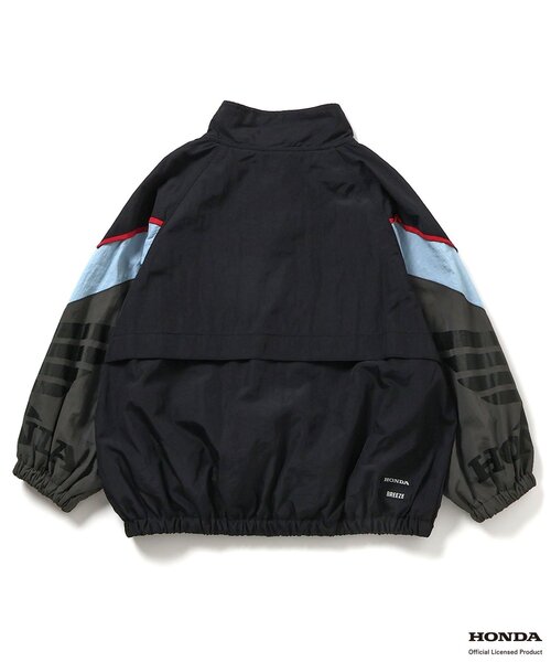 BREEZE(ブリーズ)の「【リンク】Honda シャカシャカレーシングジャケット(ナイロンジャケット・キッズ・レインボー/ブラック・120/100/140)」の7枚目の写真