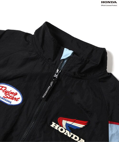 BREEZE(ブリーズ)の「【リンク】Honda シャカシャカレーシングジャケット(ナイロンジャケット・キッズ・レインボー/ブラック・120/100/140)」の10枚目の写真