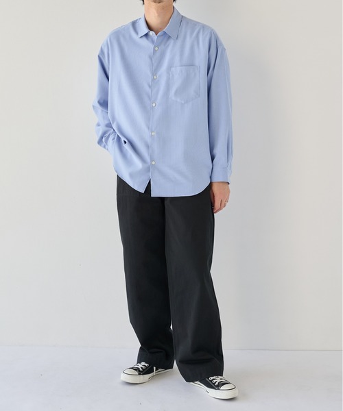PUBLIC TOKYO（パブリックトウキョウ）の「【ZOZO限定26AW先行予約】ベルテッドチノベイカーパンツ（その他パンツ・メンズ・ベージュ/ブラック・1/2）」の13枚目の写真