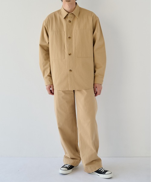 PUBLIC TOKYO（パブリックトウキョウ）の「【ZOZO限定26AW先行予約】ベルテッドチノベイカーパンツ（その他パンツ・メンズ・ベージュ/ブラック・1/2）」の5枚目の写真