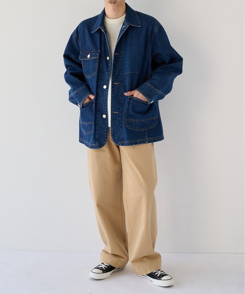 PUBLIC TOKYO（パブリックトウキョウ）の「【ZOZO限定26AW先行予約】ベルテッドチノベイカーパンツ（その他パンツ・メンズ・ベージュ/ブラック・1/2）」の8枚目の写真