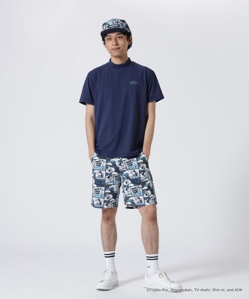 Jack Bunny!!（ジャックバニー）の「【Jack Bunny!!】【ドラえもん】ストレッチミニリップ 総柄ショートパンツ（その他パンツ・メンズ・ネイビー/オレンジ・X-LARGE/XX-LARGE/MEDIUM/LARGE）」の4枚目の写真