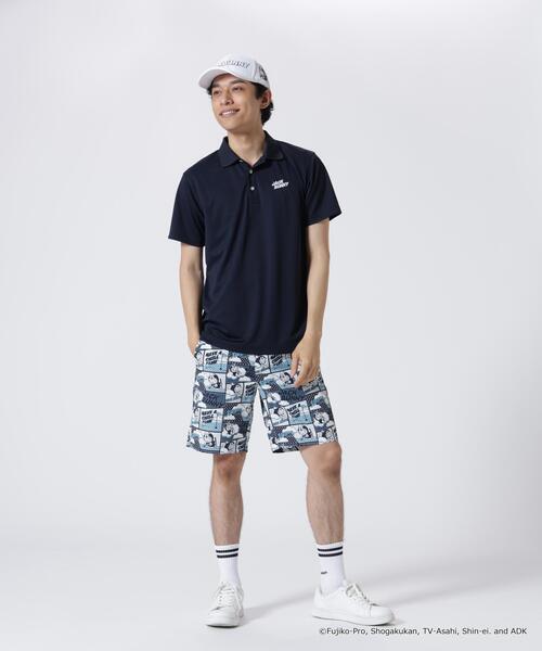 Jack Bunny!!（ジャックバニー）の「【Jack Bunny!!】【ドラえもん】ストレッチミニリップ 総柄ショートパンツ（その他パンツ・メンズ・ネイビー/オレンジ・X-LARGE/XX-LARGE/MEDIUM/LARGE）」の5枚目の写真