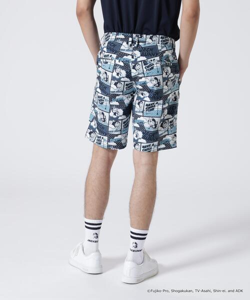 Jack Bunny!!（ジャックバニー）の「【Jack Bunny!!】【ドラえもん】ストレッチミニリップ 総柄ショートパンツ（その他パンツ・メンズ・ネイビー/オレンジ・X-LARGE/XX-LARGE/MEDIUM/LARGE）」の7枚目の写真