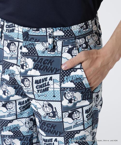 Jack Bunny!!（ジャックバニー）の「【Jack Bunny!!】【ドラえもん】ストレッチミニリップ 総柄ショートパンツ（その他パンツ・メンズ・ネイビー/オレンジ・X-LARGE/XX-LARGE/MEDIUM/LARGE）」の9枚目の写真