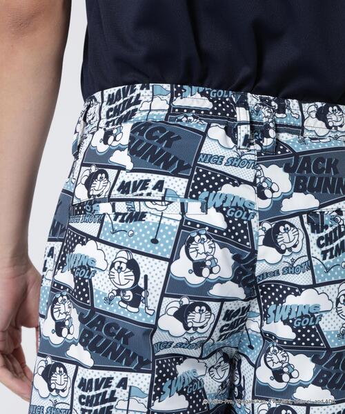 Jack Bunny!!（ジャックバニー）の「【Jack Bunny!!】【ドラえもん】ストレッチミニリップ 総柄ショートパンツ（その他パンツ・メンズ・ネイビー/オレンジ・X-LARGE/XX-LARGE/MEDIUM/LARGE）」の10枚目の写真