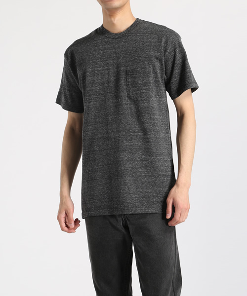 SOPHNET.（ソフネット）の「OVER DYE CREW NECK POCKET TEE（Tシャツ/カットソー・メンズ・ホワイト/ブラック/グレー/カーキ/ネイビー/サックスブルー/チャコールグレー/ピンク/グリーン・SMALL/MEDIUM/X-LARGE/LARGE）」の3枚目の写真