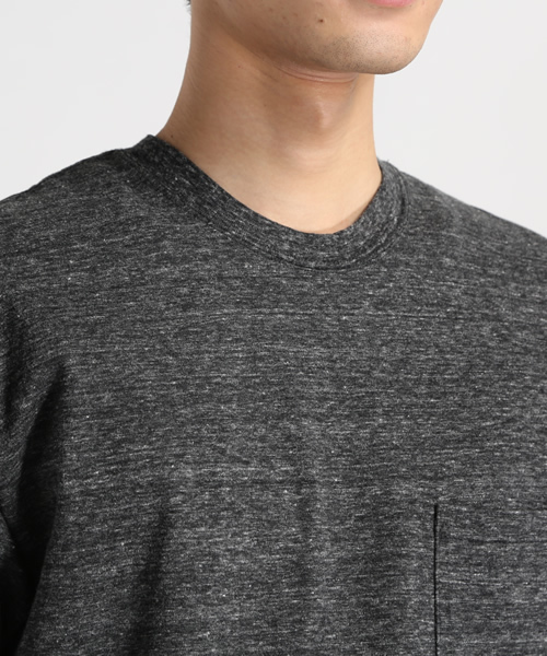 SOPHNET.（ソフネット）の「OVER DYE CREW NECK POCKET TEE（Tシャツ/カットソー・メンズ・ホワイト/ブラック/グレー/カーキ/ネイビー/サックスブルー/チャコールグレー/ピンク/グリーン・SMALL/MEDIUM/X-LARGE/LARGE）」の12枚目の写真