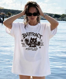 ケットレイン ボクサー オーバーサイズ 半袖Tシャツ [ホワイト]