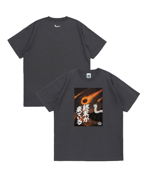NET SOCIAL CLUB(ネットソーシャルクラブ)の「終末の蛇 ポルン メテオ デイ 半袖Tシャツ (チャコール)(Tシャツ/カットソー・レディース・その他・LARGE/MEDIUM/SMALL/X-LARGE)」の1枚目の写真