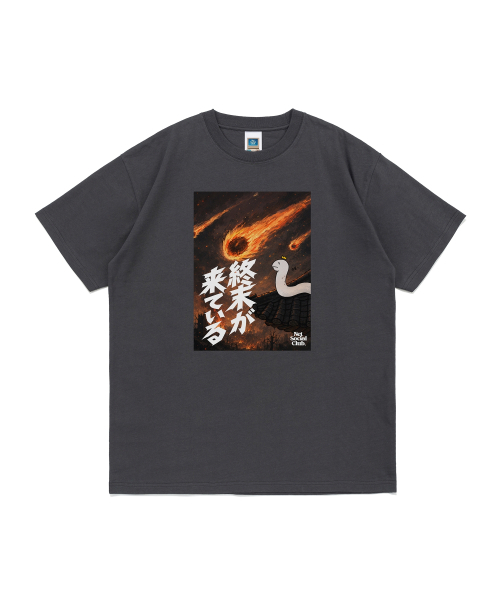 NET SOCIAL CLUB(ネットソーシャルクラブ)の「終末の蛇 ポルン メテオ デイ 半袖Tシャツ (チャコール)(Tシャツ/カットソー・レディース・その他・LARGE/MEDIUM/SMALL/X-LARGE)」の6枚目の写真