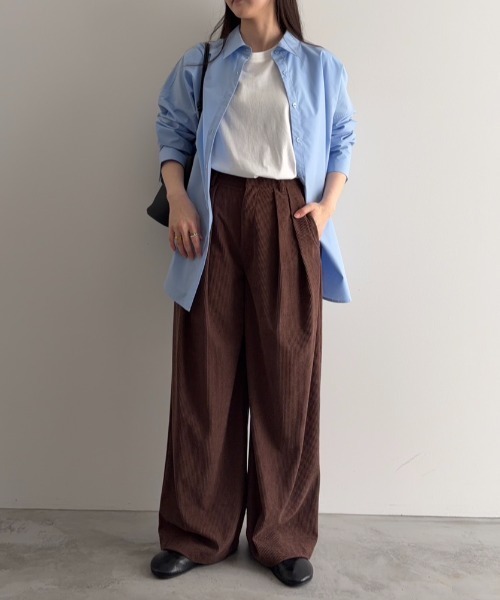 meilmada（メイルマダ）の「コーデュロイタックパンツ（その他パンツ・レディース・ピンク/ブラウン・FREE）」の7枚目の写真