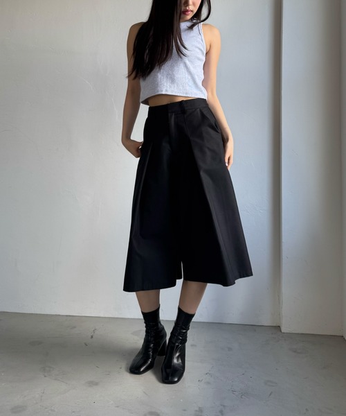 WILLFULLY(ウィルフリー)の「rib tank layered off shoulder tops(Tシャツ/カットソー・レディース・ヘザーグレー/アイボリー/ブラック・FREE)」の17枚目の写真