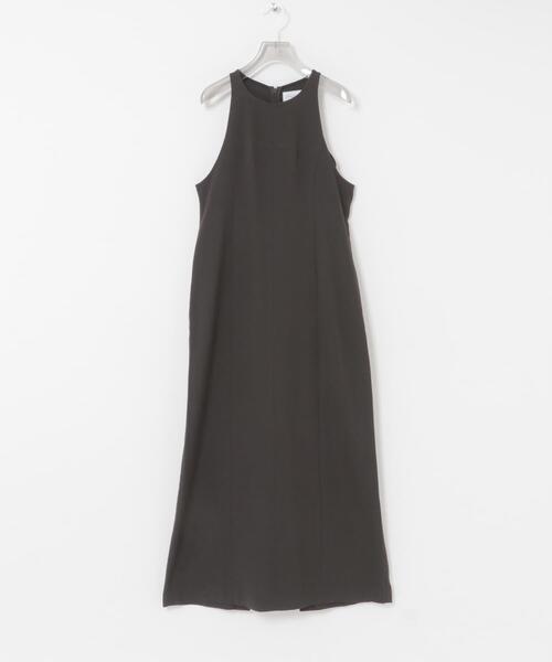 URBAN RESEARCH(アーバンリサーチ)の「new basic WOOL LINEN SILK ONE-PIECE(ワンピース・レディース・ブラウン・38/36)」の7枚目の写真