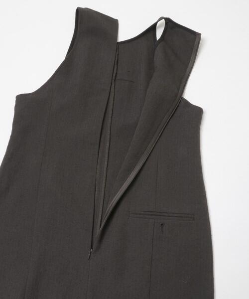 URBAN RESEARCH(アーバンリサーチ)の「new basic WOOL LINEN SILK ONE-PIECE(ワンピース・レディース・ブラウン・38/36)」の9枚目の写真