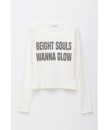 LAGUA GEM（ラグアジェム）の「DOT LETTERING PRINT トップス（Tシャツ/カットソー・レディース）」