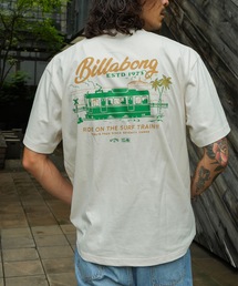 BILLABONG メンズ SURF TRAIN Tシャツ【OVER FIT】【江ノ電×BILLABONG】【2026年秋冬モデル】/ビラボン半袖バックプリントTシャツ