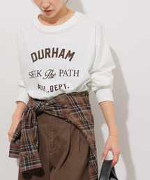 DURHAMロゴロングTシャツ