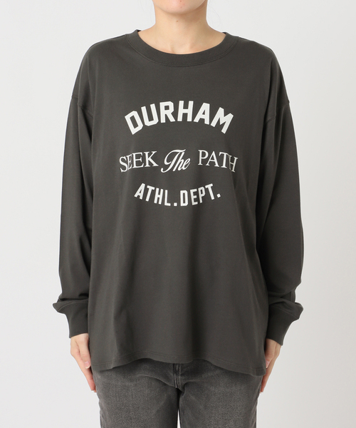JOURNAL STANDARD relume(ジャーナルスタンダード レリューム)の「DURHAMロゴロングTシャツ(Tシャツ/カットソー・レディース・ホワイト/ブラック系その他・FREE)」の18枚目の写真