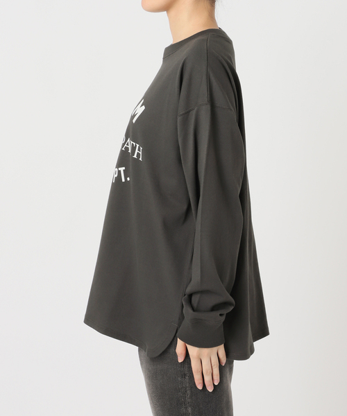 JOURNAL STANDARD relume(ジャーナルスタンダード レリューム)の「DURHAMロゴロングTシャツ(Tシャツ/カットソー・レディース・ホワイト/ブラック系その他・FREE)」の19枚目の写真