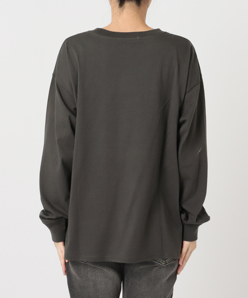 JOURNAL STANDARD relume(ジャーナルスタンダード レリューム)の「DURHAMロゴロングTシャツ(Tシャツ/カットソー・レディース・ホワイト/ブラック系その他・FREE)」の20枚目の写真