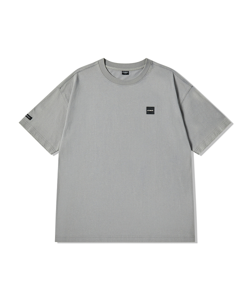 LIFE WORK(ライフワーク)の「共用) ミニ四角ワッペンウォッシング半袖Tシャツ(Tシャツ/カットソー・メンズ・チャコールグレー/ライトグレー/ダークブラウン/アイボリー・SMALL/MEDIUM/LARGE/X-LARGE)」の3枚目の写真