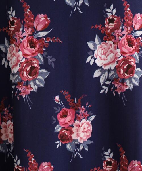 LAURA ASHLEY（ローラアシュレイ）の「【ジャージ素材／洗える／同柄アイテムあり】チスウィック柄ワンピース（ワンピース・レディース・ネイビー系・38/40）」の13枚目の写真