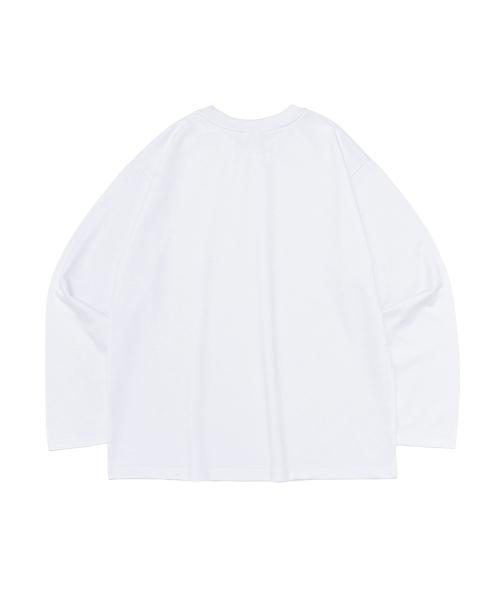 CARGOBROS FOR WOMAN(カーゴブロスフォーウィメン)の「ヴィンテージクラックロゴ ロングスリーブTシャツ (ホワイト)(Tシャツ/カットソー・レディース・その他・SMALL/MEDIUM/LARGE/X-LARGE)」の2枚目の写真