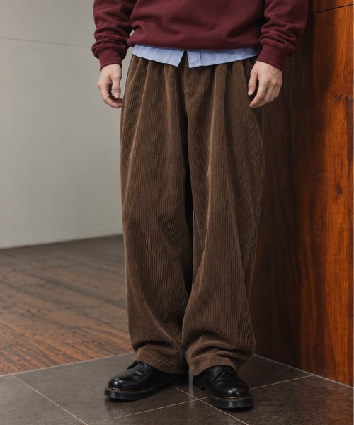 ZIP FIVE(ジップファイブ)の「REDKAP コーデュロイ 2タックパンツ(その他パンツ・メンズ・ブラウン/ベージュ/カーキ/ブラック・LARGE/MEDIUM/X-LARGE)」の3枚目の写真