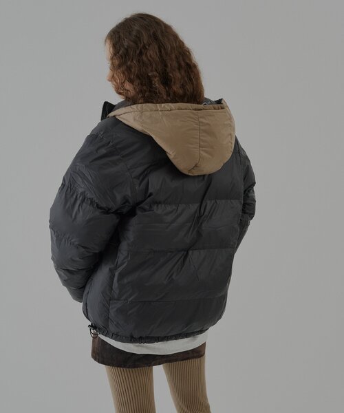 WHIMSIC(ウィムジック)の「【UNISEX/2size】マルチウェイパデットジャケット(ダウンジャケット/コート・レディース・ブラック/ブラウン・1/2)」の4枚目の写真