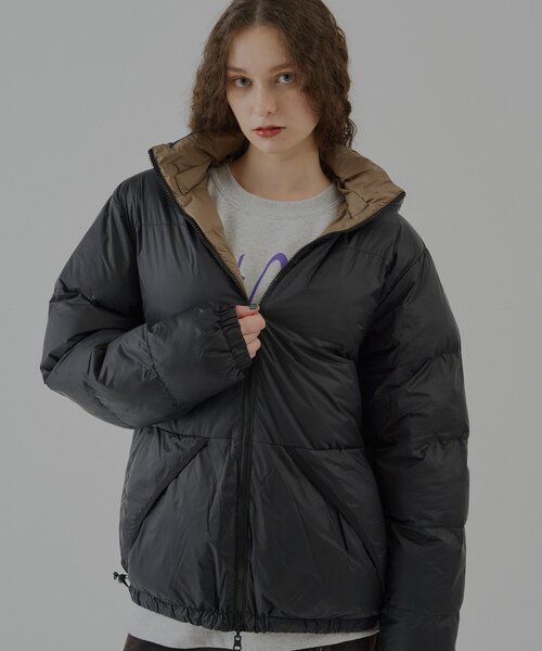 WHIMSIC(ウィムジック)の「【UNISEX/2size】マルチウェイパデットジャケット(ダウンジャケット/コート・レディース・ブラック/ブラウン・1/2)」の7枚目の写真