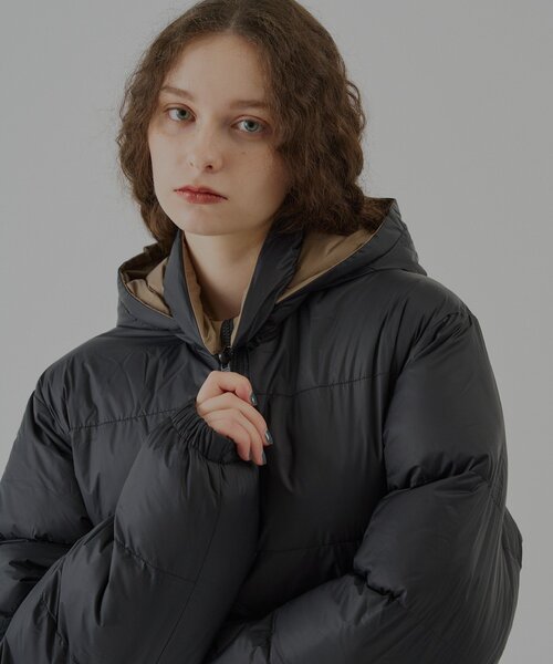 WHIMSIC(ウィムジック)の「【UNISEX/2size】マルチウェイパデットジャケット(ダウンジャケット/コート・レディース・ブラック/ブラウン・1/2)」の9枚目の写真