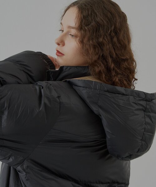 WHIMSIC(ウィムジック)の「【UNISEX/2size】マルチウェイパデットジャケット(ダウンジャケット/コート・レディース・ブラック/ブラウン・1/2)」の10枚目の写真