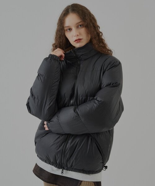 WHIMSIC(ウィムジック)の「【UNISEX/2size】マルチウェイパデットジャケット(ダウンジャケット/コート・レディース・ブラック/ブラウン・1/2)」の11枚目の写真