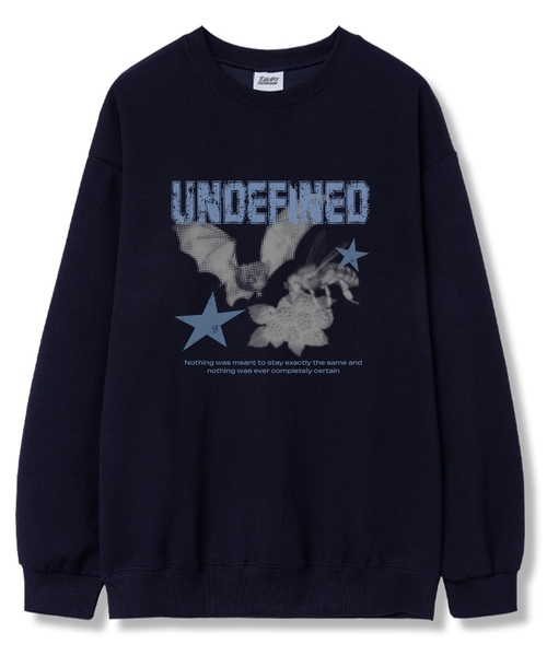 TI.GLAKE(ティーグレイク)の「アンディファインド オーバーサイズ 裏毛 スウェットTシャツ 6カラー(スウェット・レディース・ブラック/ネイビー/ブラウン/グレー/クリーム/チャコール・LARGE/X-LARGE/XX-LARGE)」の1枚目の写真