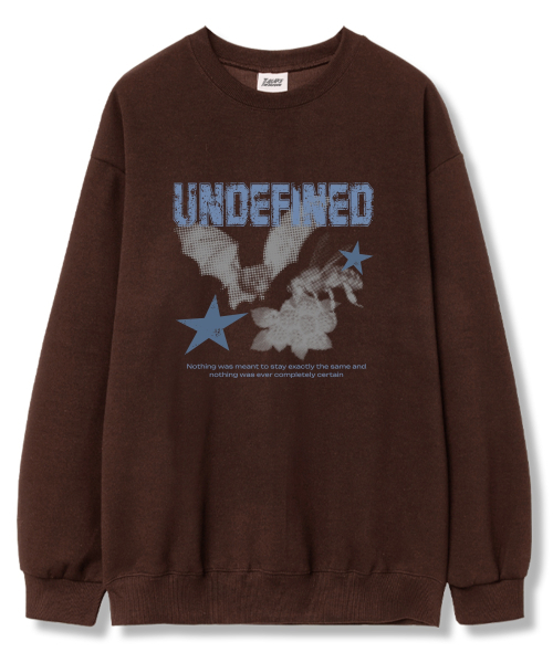 TI.GLAKE(ティーグレイク)の「アンディファインド オーバーサイズ 裏毛 スウェットTシャツ 6カラー(スウェット・レディース・ブラック/ネイビー/ブラウン/グレー/クリーム/チャコール・LARGE/X-LARGE/XX-LARGE)」の9枚目の写真