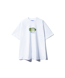A/L オリーブ オーバーサイズ 半袖Tシャツ (GOS2-6AL029)