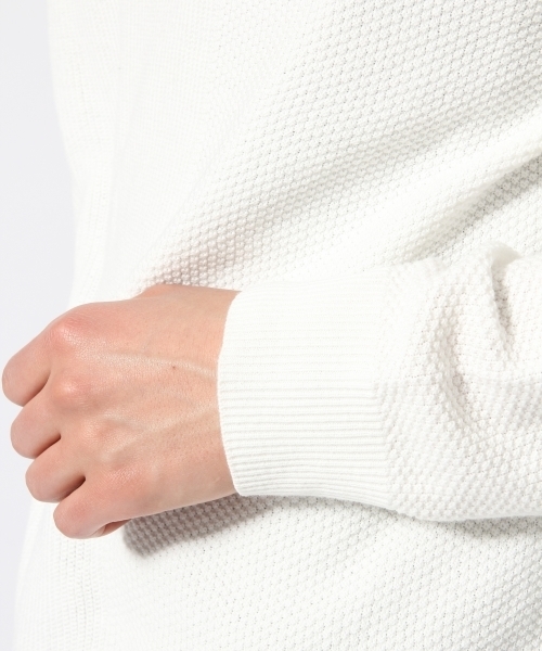 RAGEBLUE（レイジブルー）の「12ゲージキリカエパネルニット長袖/718152（ニット/セーター・メンズ・ネイビー/ホワイト・MEDIUM/LARGE）」の7枚目の写真