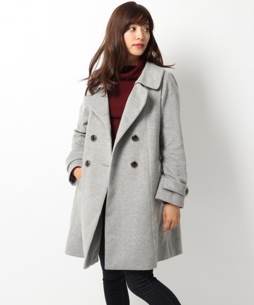 Heather（ヘザー）の「3WAYファーツキコート　723958（その他アウター・レディース・ホワイト×ブラック/グレー/ベージュ・FREE）」の5枚目の写真