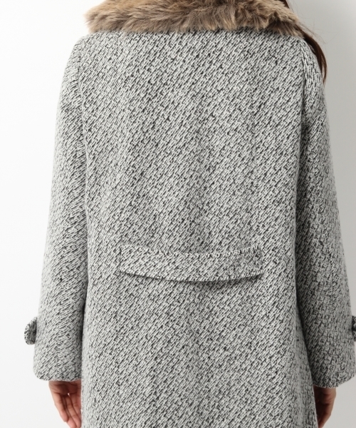 Heather（ヘザー）の「3WAYファーツキコート　723958（その他アウター・レディース・ホワイト×ブラック/グレー/ベージュ・FREE）」の15枚目の写真