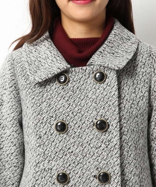 Heather（ヘザー）の「3WAYファーツキコート　723958（その他アウター・レディース・ホワイト×ブラック/グレー/ベージュ・FREE）」の17枚目の写真