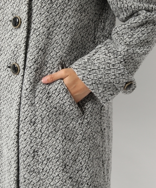 Heather（ヘザー）の「3WAYファーツキコート　723958（その他アウター・レディース・ホワイト×ブラック/グレー/ベージュ・FREE）」の9枚目の写真