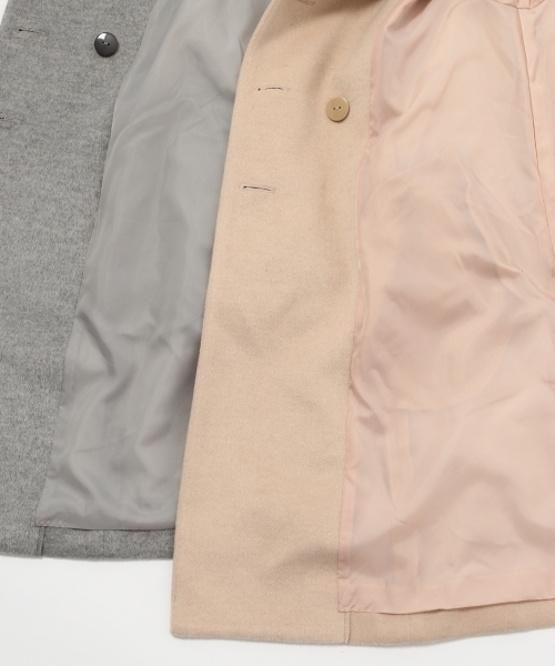 Heather（ヘザー）の「3WAYファーツキコート　723958（その他アウター・レディース・ホワイト×ブラック/グレー/ベージュ・FREE）」の12枚目の写真