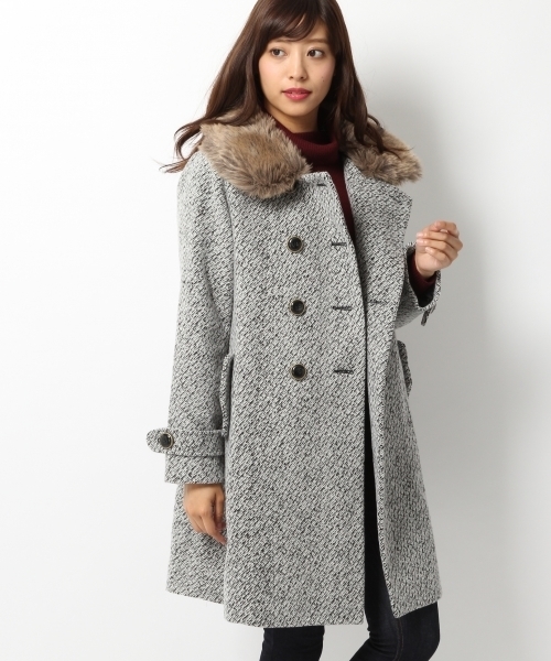 Heather（ヘザー）の「3WAYファーツキコート 723958（その他アウター