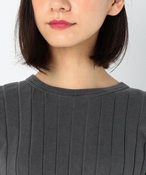 Another Edition（アナザーエディション）の「肩開きリブプルオーバー/AEBC ｶﾀｱｷ RIB PO◆（Tシャツ/カットソー・レディース・ホワイト/グレー/オレンジ・FREE）」の10枚目の写真