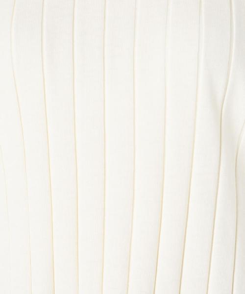 Another Edition（アナザーエディション）の「肩開きリブプルオーバー/AEBC ｶﾀｱｷ RIB PO◆（Tシャツ/カットソー・レディース・ホワイト/グレー/オレンジ・FREE）」の6枚目の写真